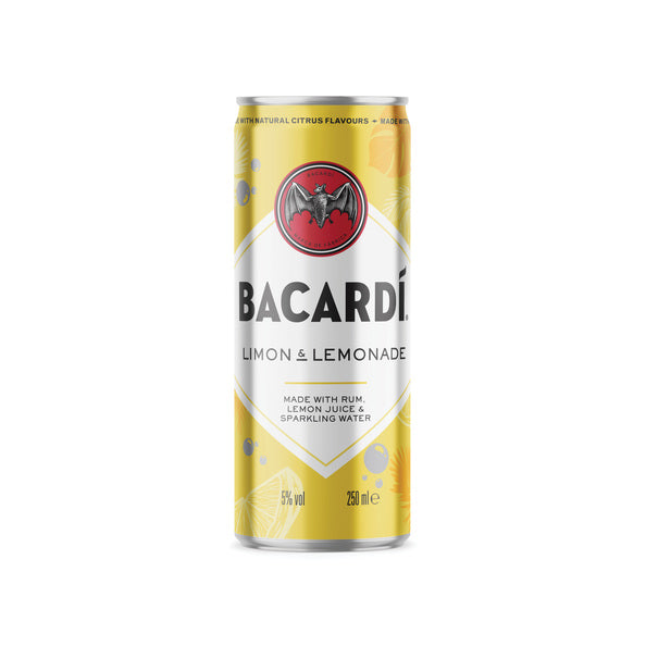 Bacardi limon lemonade blik 25 cl