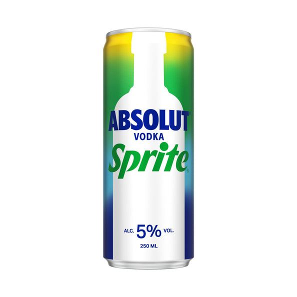 Absolut & Sprite Absolut vodka & sprite blik 250 ml