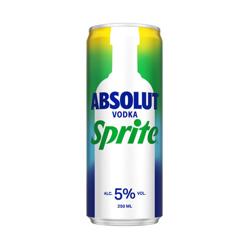 Absolut & Sprite Absolut vodka & sprite blik 250 ml