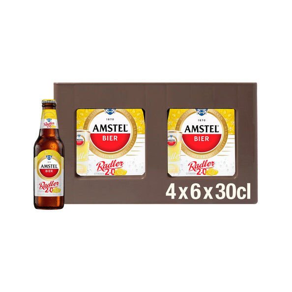 Amstel radler 2.0% fles 30cl. a24
