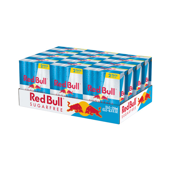 Red Bull suikervrij blik 250ml. 2-pack a12