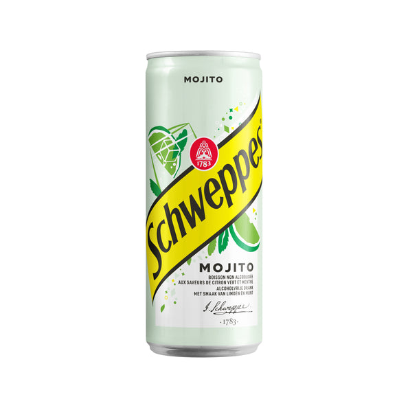 Schweppes virgin mojito blik 33cl. a24