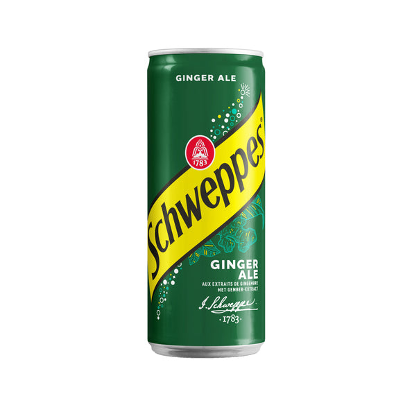Schweppes ginger ale blik 33cl. a24