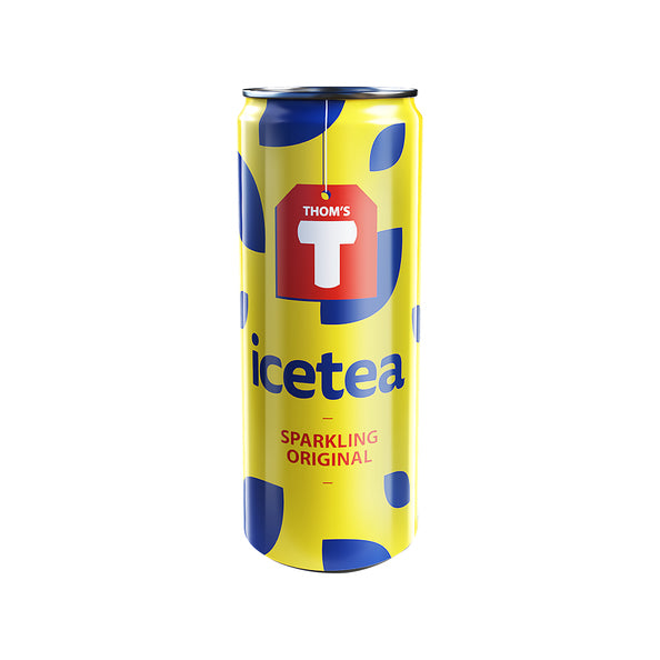 Thom's T icetea sparkling original blik 25cl. a24