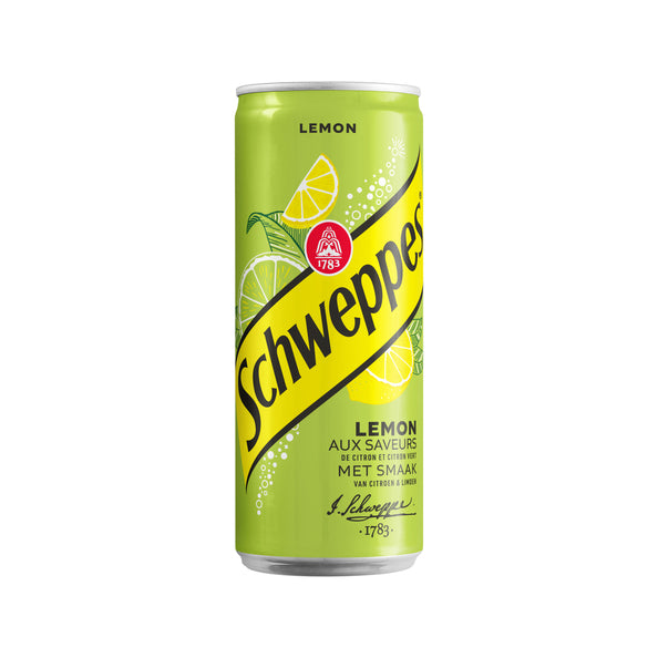 Schweppes lemon blik 33cl. a24