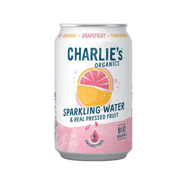 Charlie's sparkling water grapefruit bio 33cl. a12