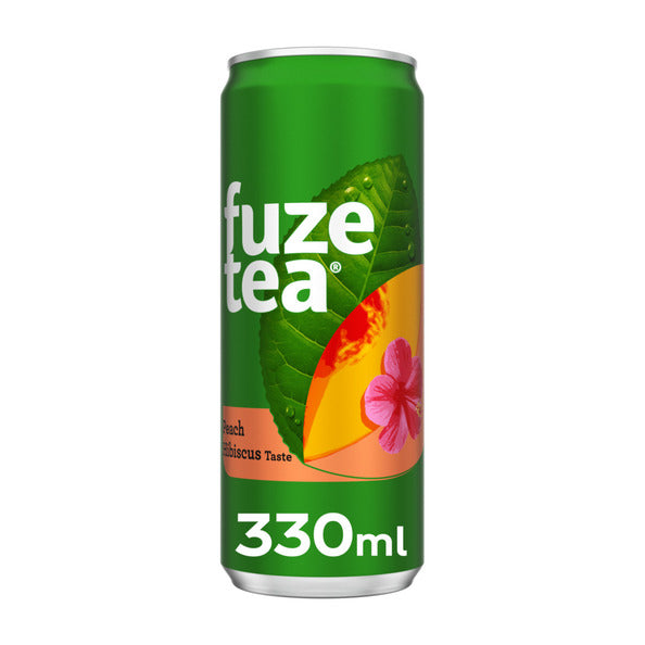 Fuze Tea NL black tea peach hibiscus STG 24 x 0,33L