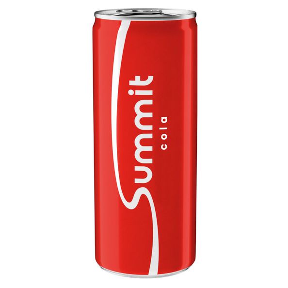 Summit cola blik 25cl. a24