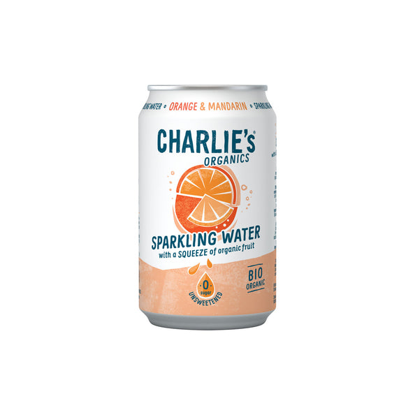 Charlie's organic orange mand bio blik 33cl. a12