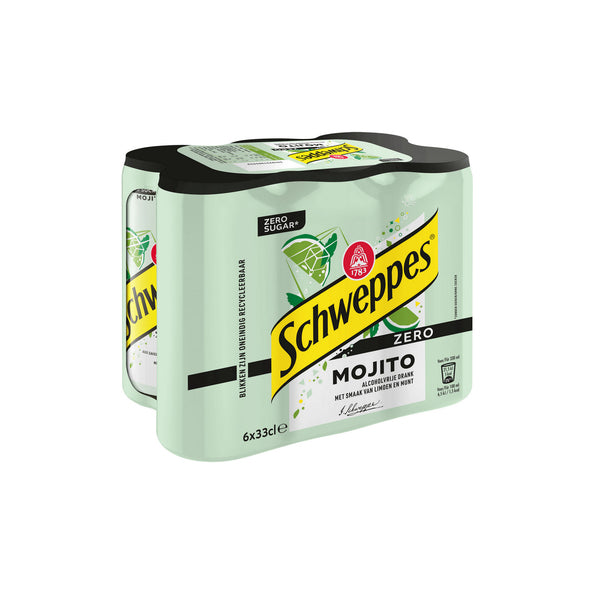 Schweppes mojito zero blik 33cl. a24