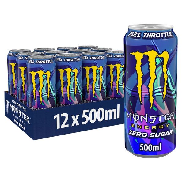 Monster NL full throttle zero blik 0.5ltr. a12