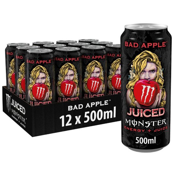Monster NL juice bad apple blik 0.5ltr. a12