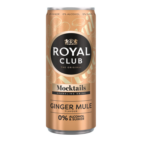 Royal club ginger mule 0% blik 25cl. a12