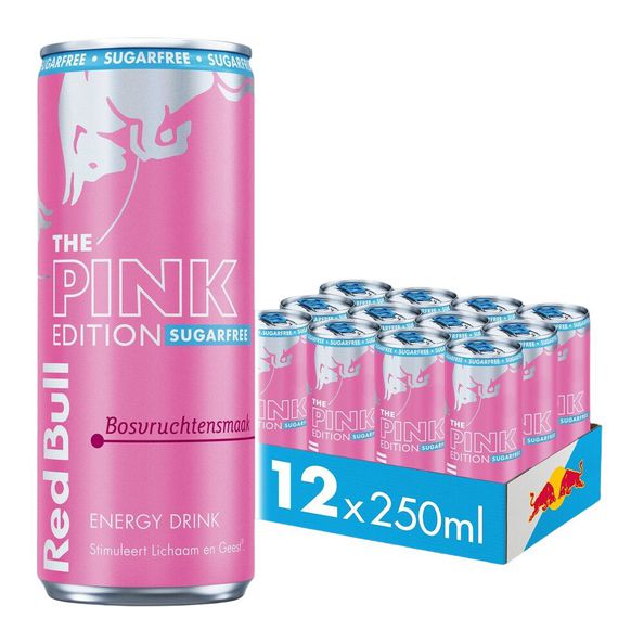 Red Bull NL Pink Edition Sugar Free STG 12 X 0,25L
