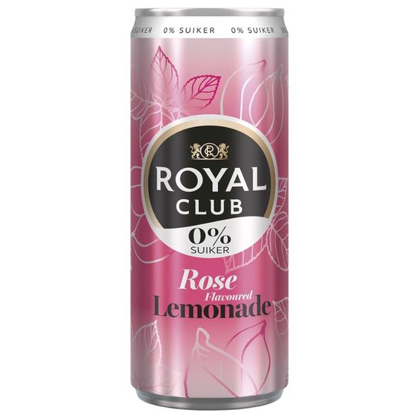 Royal club rose lemonade 0% blik 25cl. a12