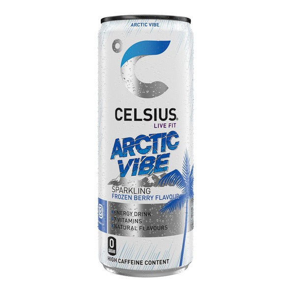 Celsius artic vibe blik 250ml. a12