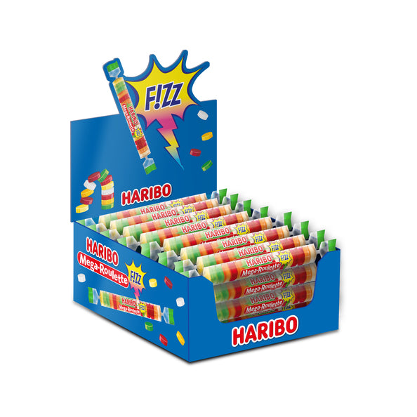 Haribo roll Mega Roulette Zuur 40 x 45 g