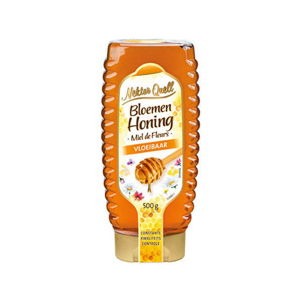 NektarQuell honing vloeibaar fles 500ml.