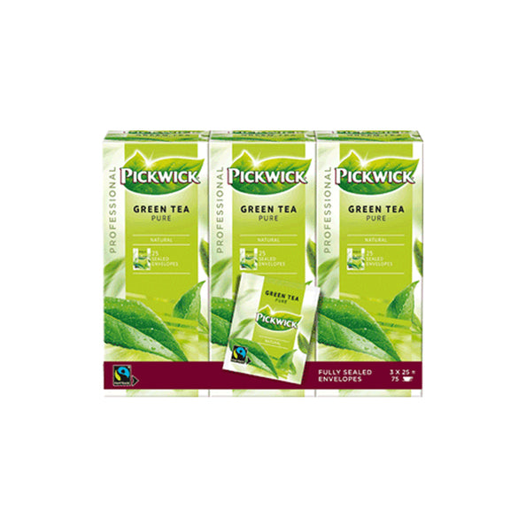 Pickwick Tea Green Pure Professional 75 x 1,5g