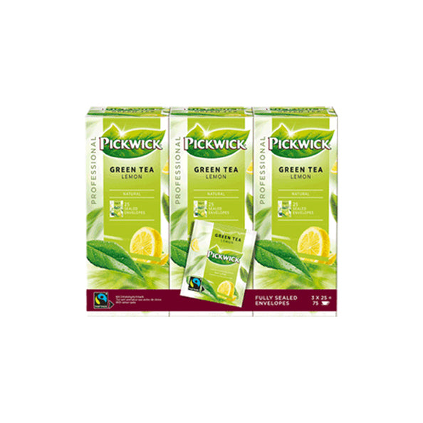 Pickwick Tea Green Lemon Professional 75 x 2g