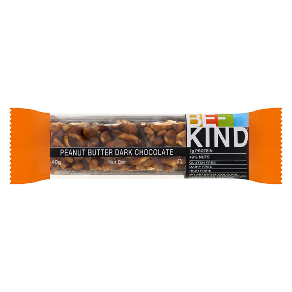 Be-kind peanut butter dark choc 40gr. a12