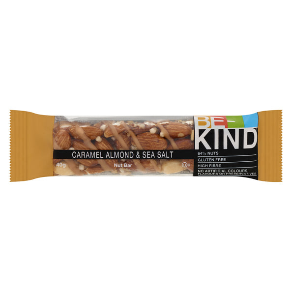 Be-kind caramel alm. seasalt 40gr. a12