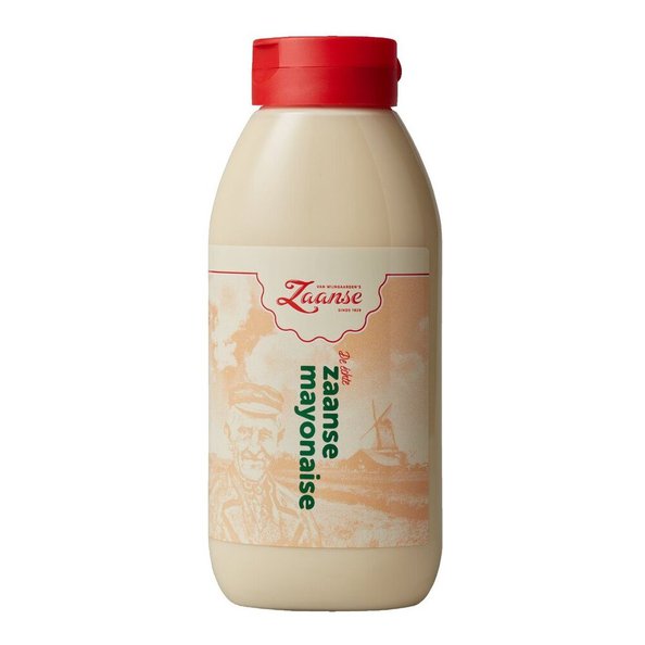 Zaanse mayonaise knijpfles 750ml.