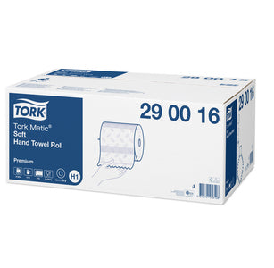 Tork handdoekrol 2lgs wit h1 290016 6 rollen