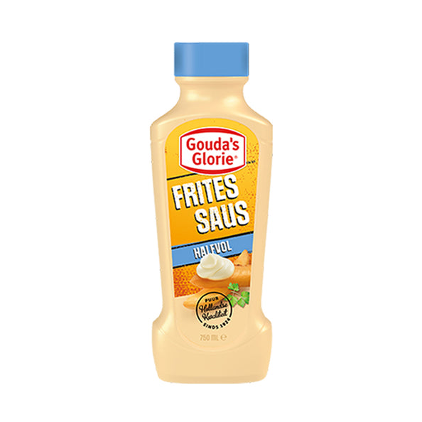 Gouda's glorie fritessaus halfvol 750ml.