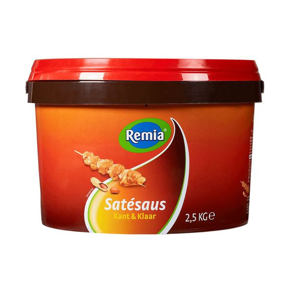 Remia kant en klare satesaus 2.5kg.