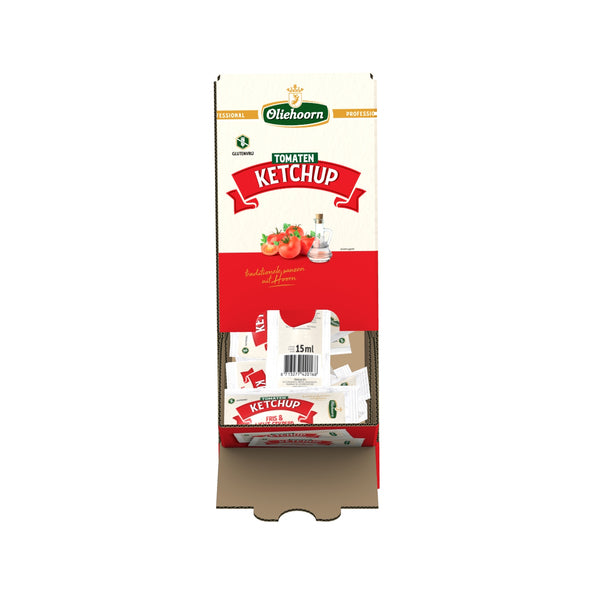 Oliehoorn tomatenketchup sachets 15ml. a150