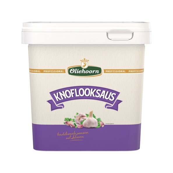 Oliehoorn knoflooksaus 2.5ltr.