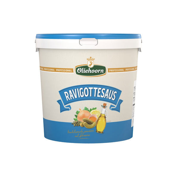 Oliehoorn ravigottesaus 10ltr.