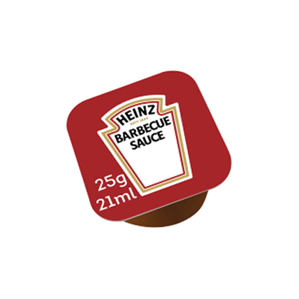 Heinz barbecue sauce dippots 25gr. a100