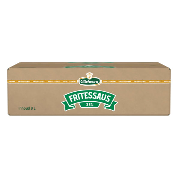 Oliehoorn fritessaus 35% bib 8ltr.