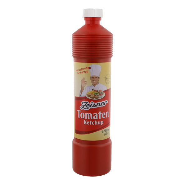Zeisner tomaten ketchup tube 800ml.