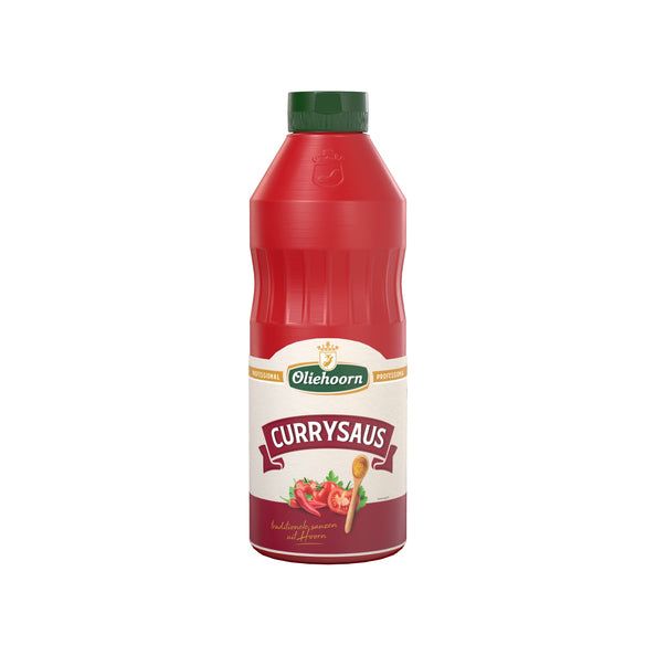 Oliehoorn currysaus 900ml.