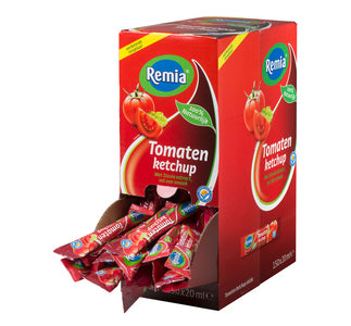 Remia tomatenketchup sticks 20ml. a150