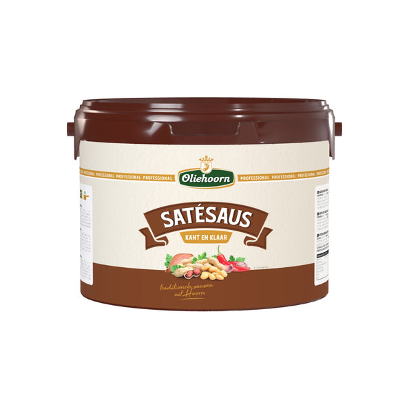 Oliehoorn satesaus kant en klaar 2.5ltr.