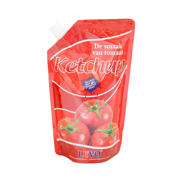 Levo ketchup pouches 500ml. a10