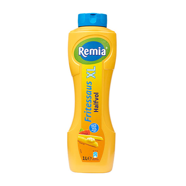 Remia fritessaus halfvol XL tube 1000ml.