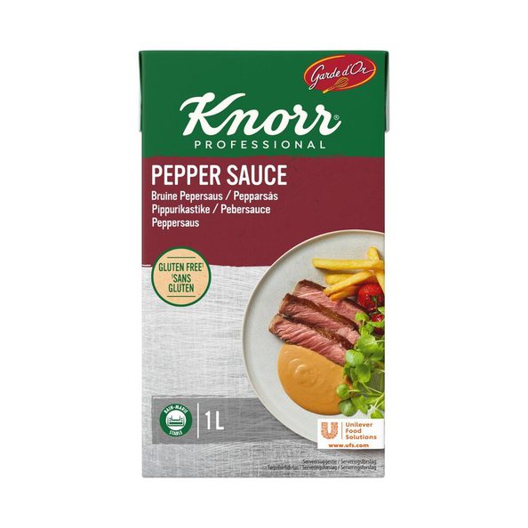 Knorr bruine peper saus 1ltr.