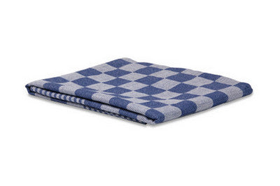 Wecoline Weco theedoek geblokt blauw 65x65cm. a6