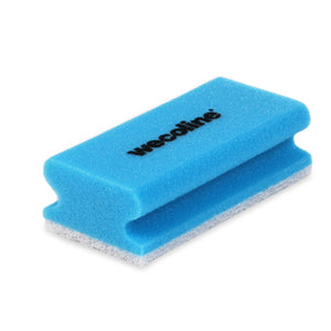 Wecoline Weco schuurspons + grip blauw/wit 142x70x45mm. a10