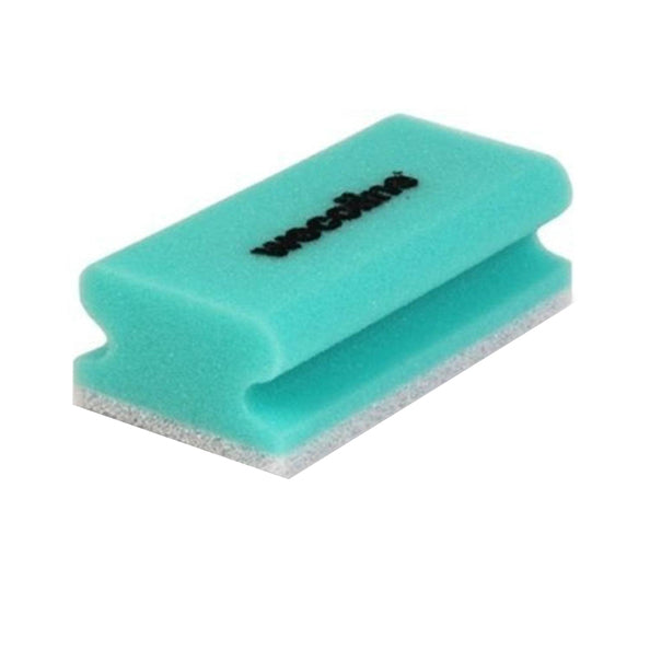 Wecoline Weco schuurspons +grip groen/wit 142x70x45mm 10stk