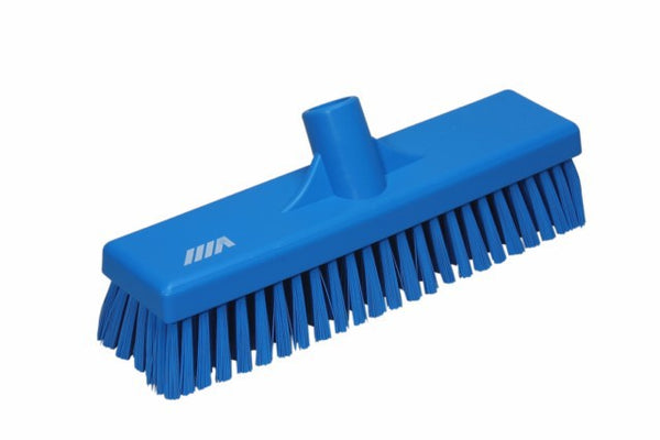 Vikan vloerschrobber hard blauw 30cm.