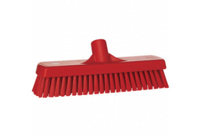 Vikan vloerschrobber hard rood 30cm
