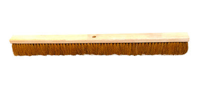 Kamerbezem kokos 100 cm plat hout