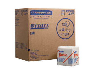 Wypall L40 poetsdoeken wit 1-laags 18x56