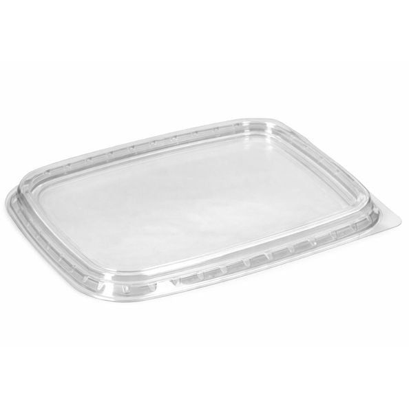 Deksel saladebak rechthoek aPET a50